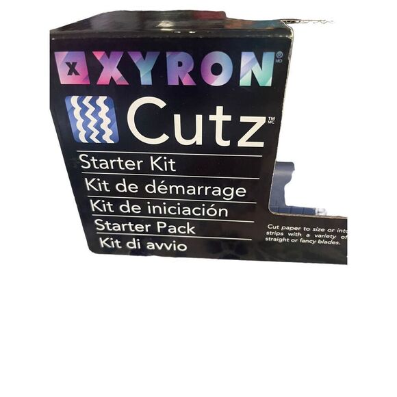 New Xyron Cutz Blue Black Rotary Compact Cutting Starter Kit OS - Picture 4 of 9